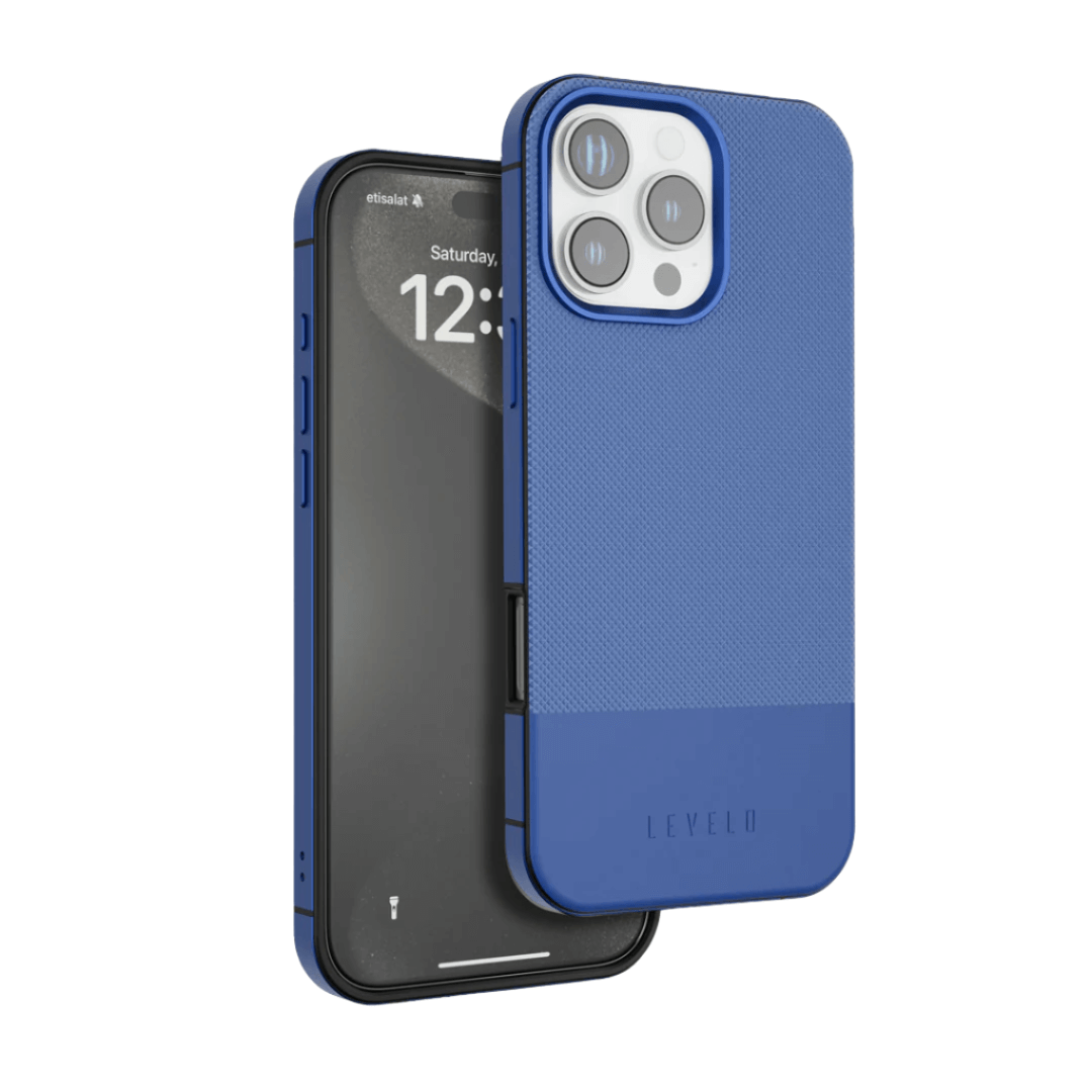  Levelo Cuir Two-Tone Leather Case for iPhone 16