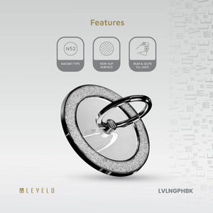  Levelo Nova Glitter MagSafe Phone Ring Holder