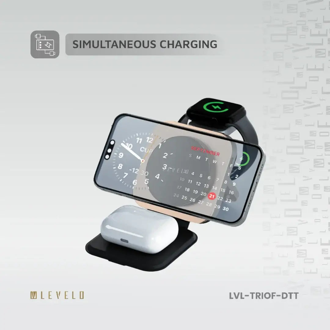  Levelo TrioFlow 3-in-1 Wireless Charger