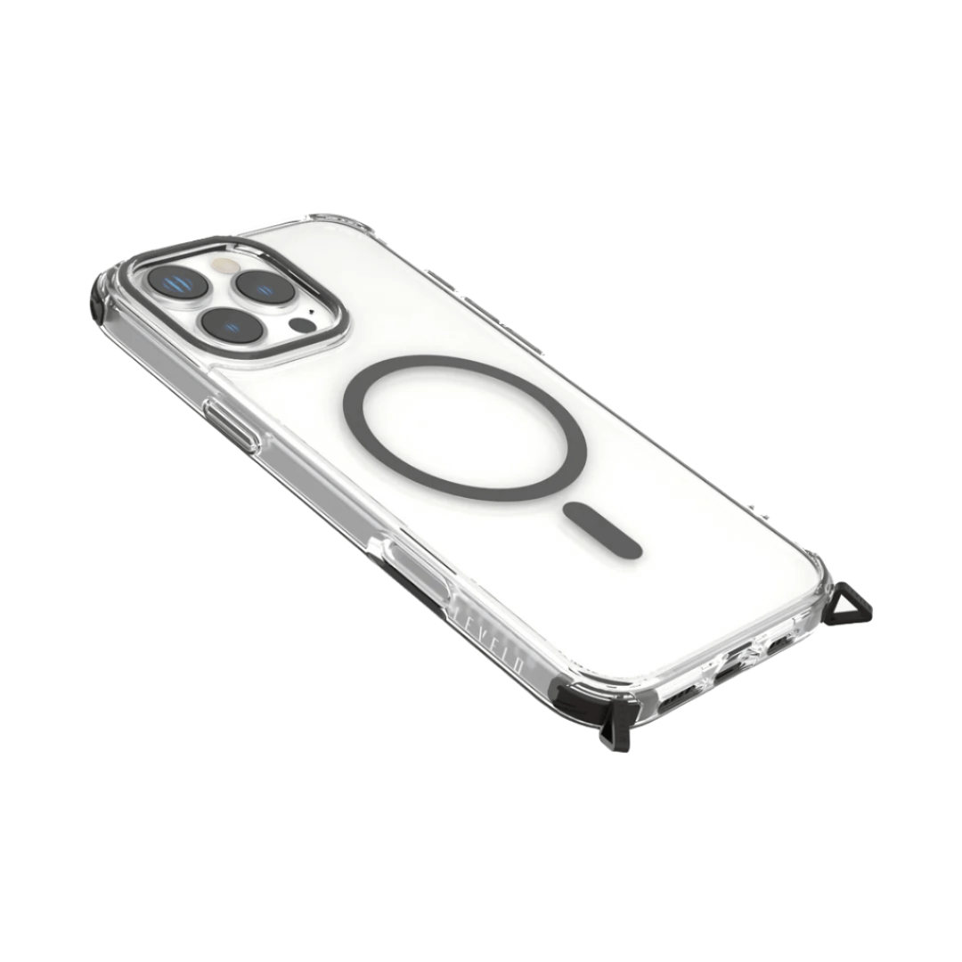 Levelo Celeste MagSafe Case with Crossbody Strap for iPhone 16