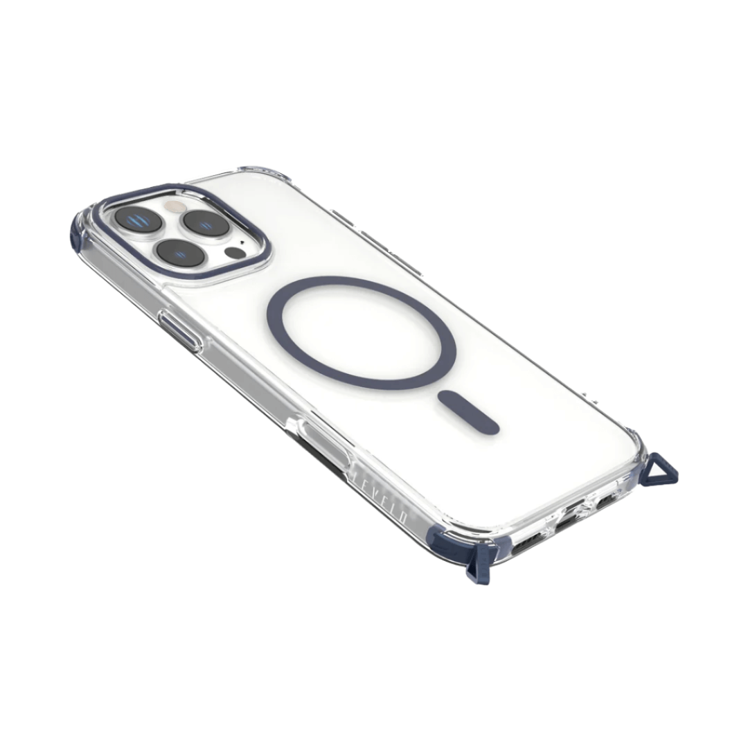 Levelo Celeste MagSafe Case with Crossbody Strap for iPhone 16