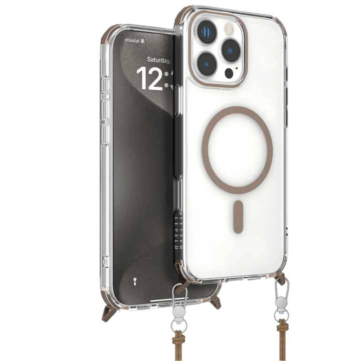 Levelo Celeste MagSafe Case with Crossbody Strap for iPhone 16