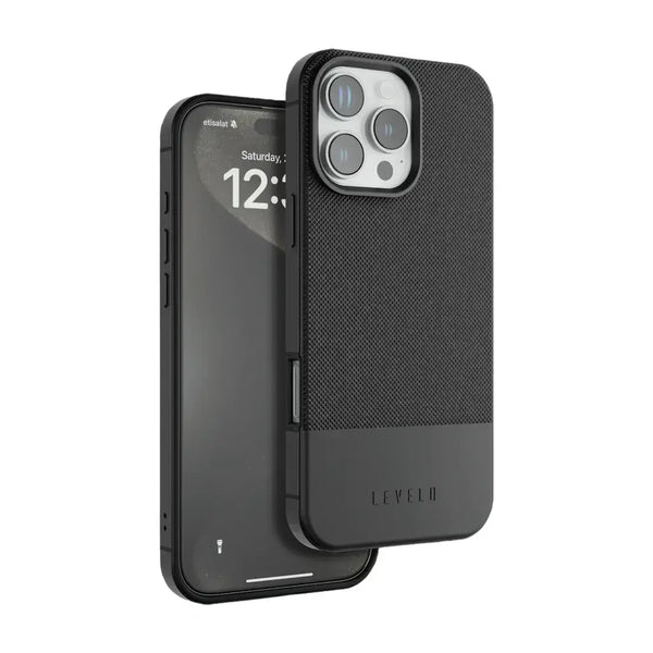 Levelo Cuir Two-Tone Leather Case for iPhone 16