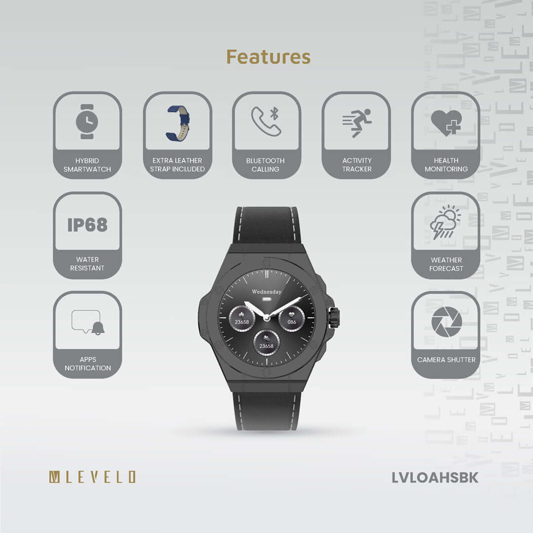 Levelo Oak Automatique Hybrid Smartwatch