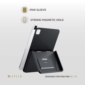 Levelo Omni 4-in-1 Case with Built-In Hand-Grip for iPad Pro