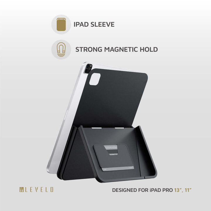 Levelo Omni 4-in-1 Case with Built-In Hand-Grip for iPad Pro