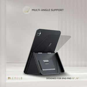 Levelo Omni 4-in-1 Case with Built-In Hand-Grip for iPad Pro