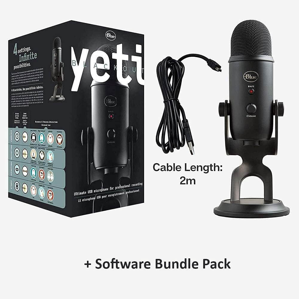  Logitech Blue Yeti Blackout