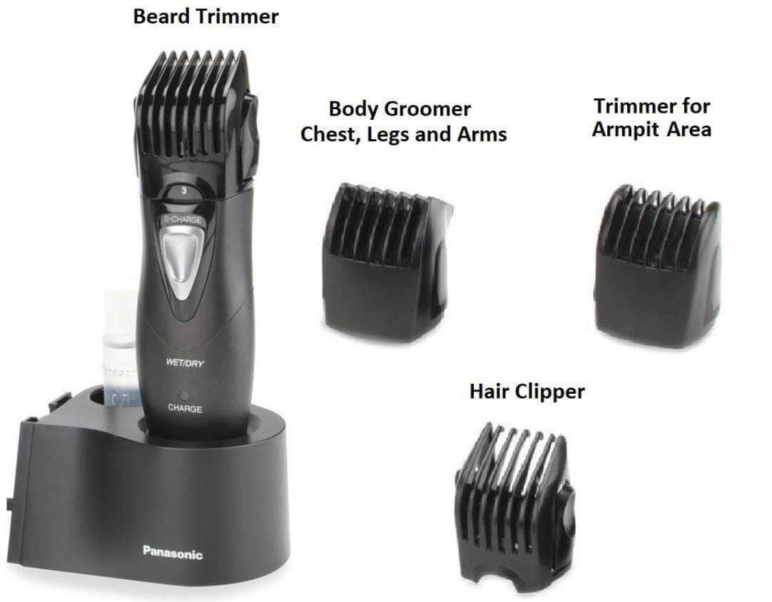 Panasonic ER-GY10K 6-in-1 Men Body Grooming Kit