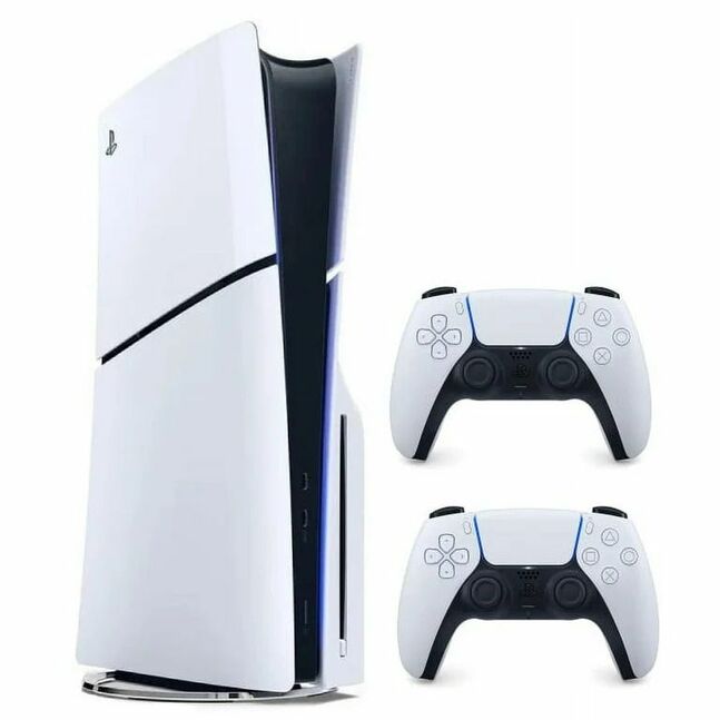 PlayStation 5 Slim Disc Edition with Dual Wireless Controller
