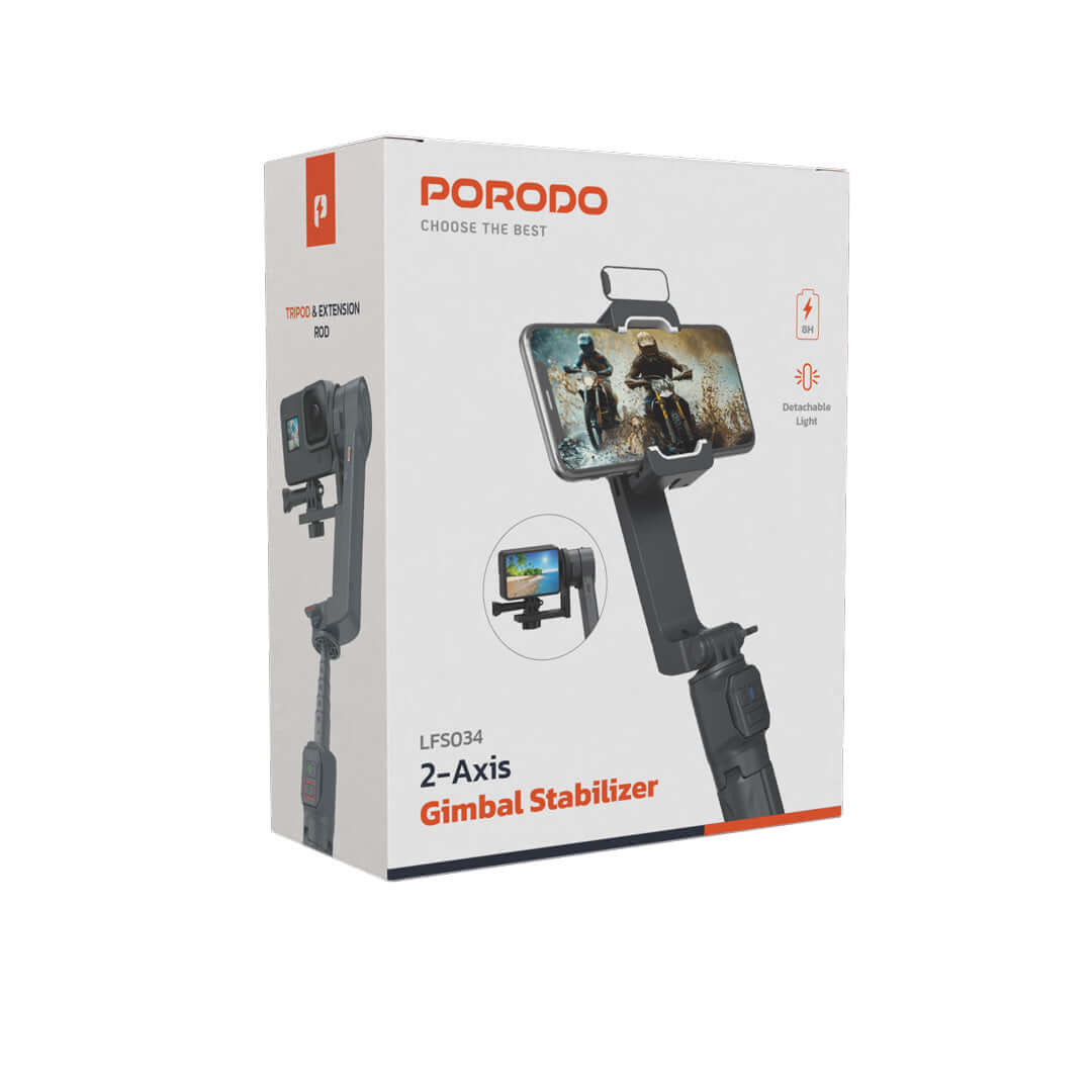  Porodo 2 Axis Gimbal Stabilizer