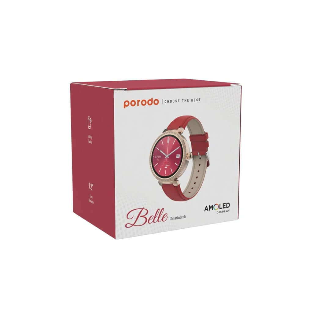  Porodo Belle Smart Watch with AMOLED Display