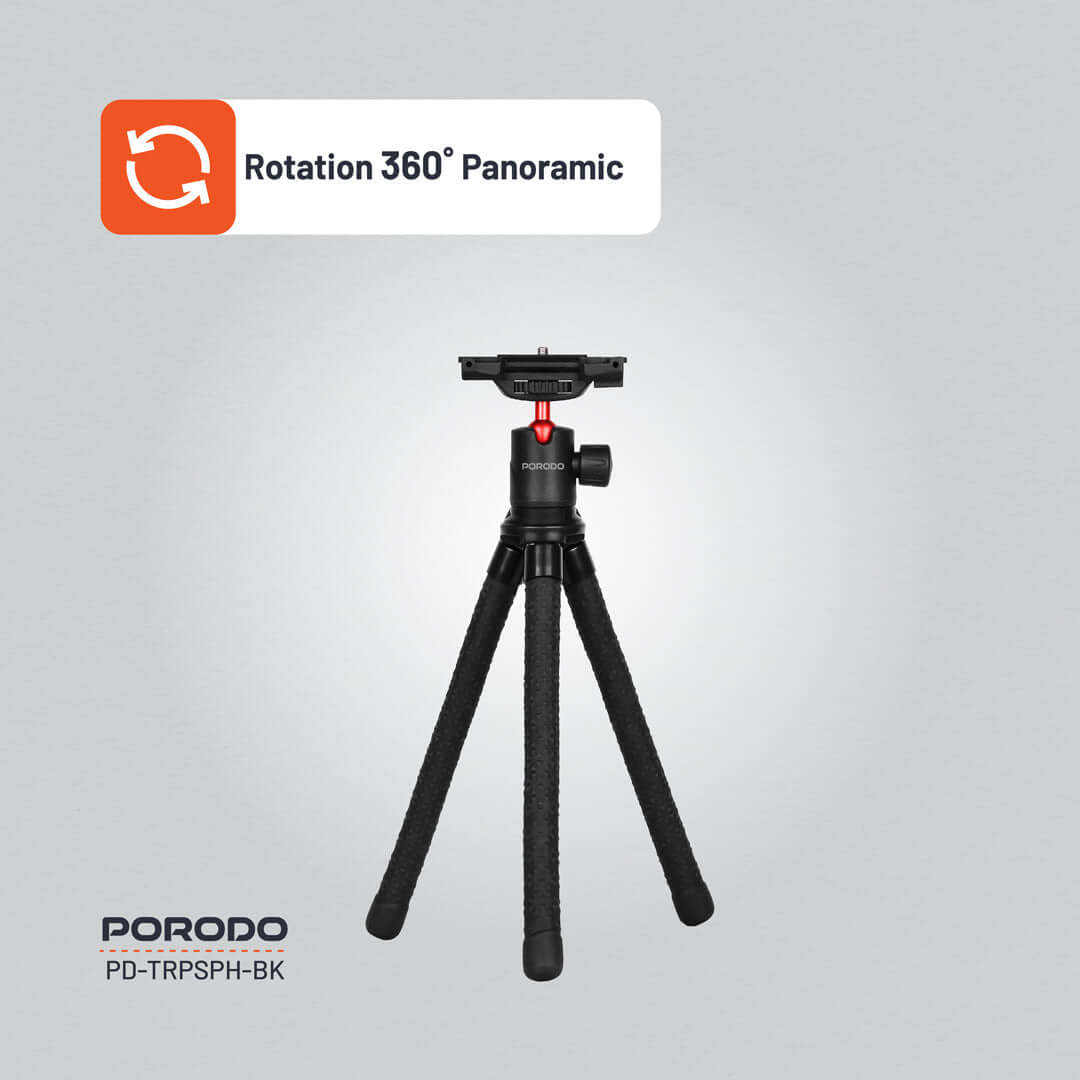 Porodo Flexible Tripod Stand