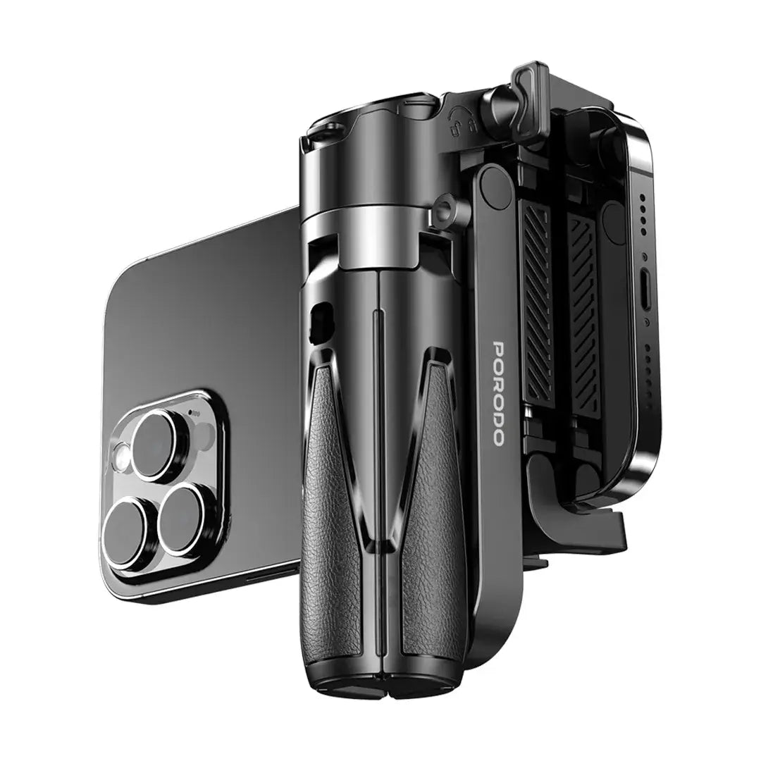 Porodo Foldable Selfie Stick with Extendable Tripod