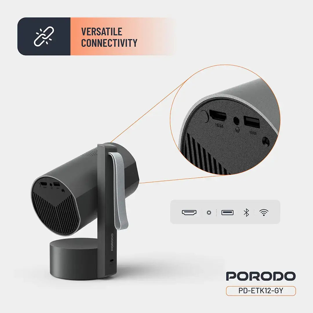  Porodo Full HD Smart Projector