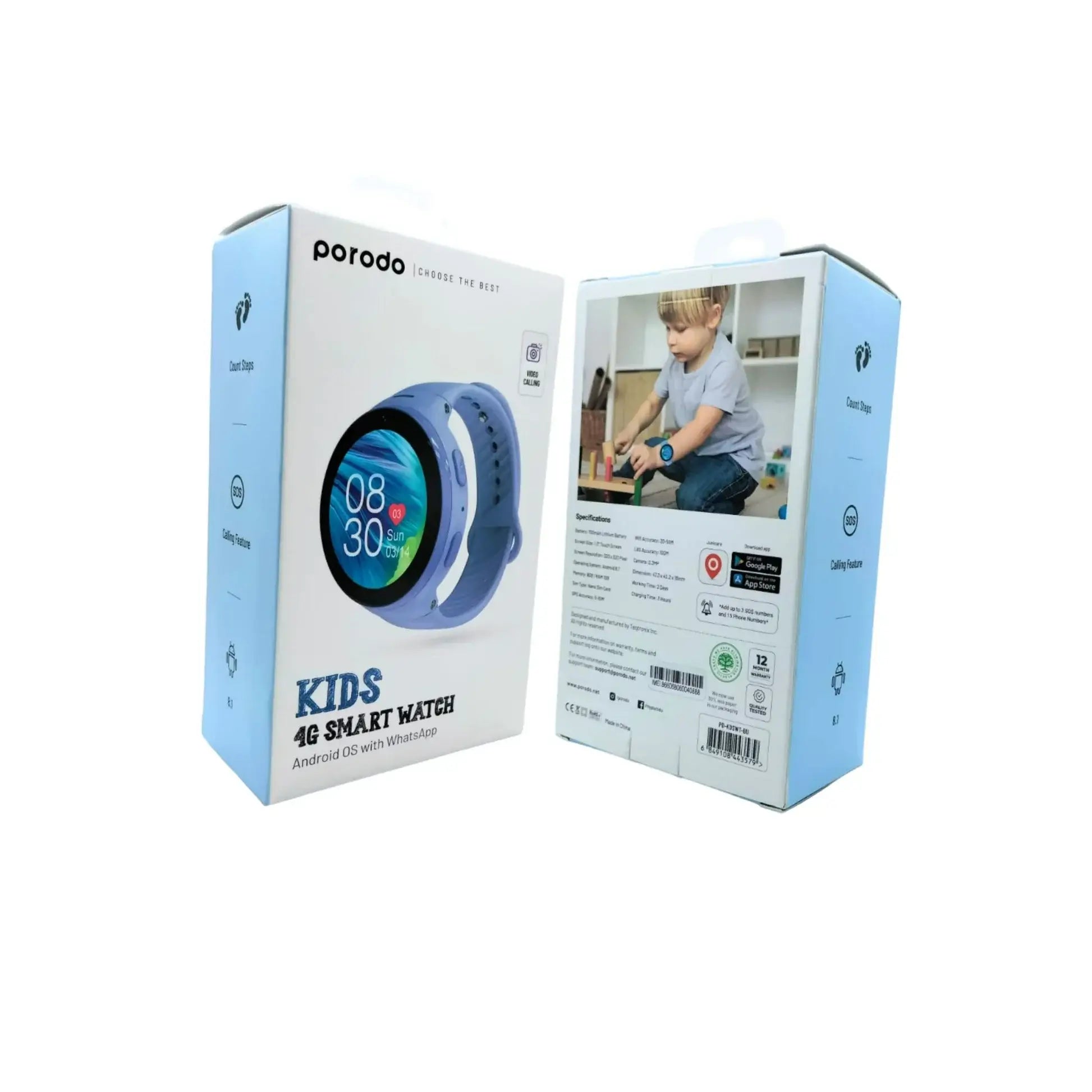  Porodo Kid's 4G GPS Smart Watch
