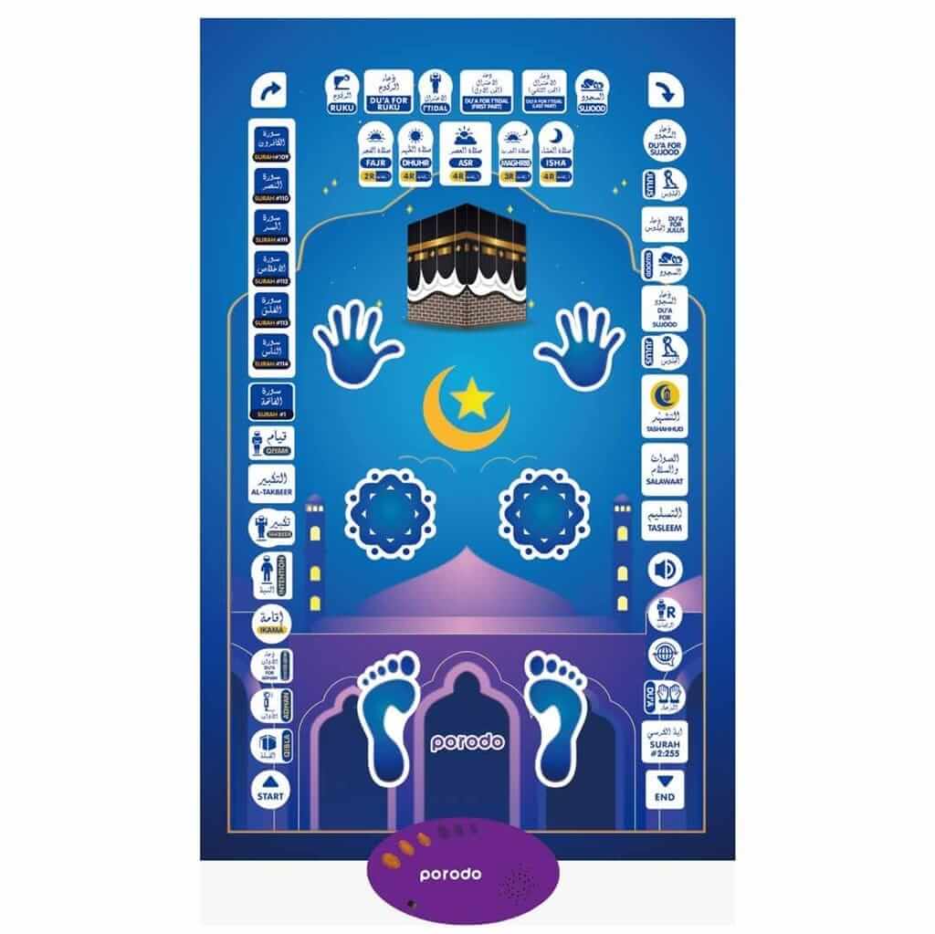  Porodo Kids Educational Interactive Smart Prayer Mat