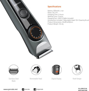  Porodo Lifestyle High-Precision Beard Trimmer