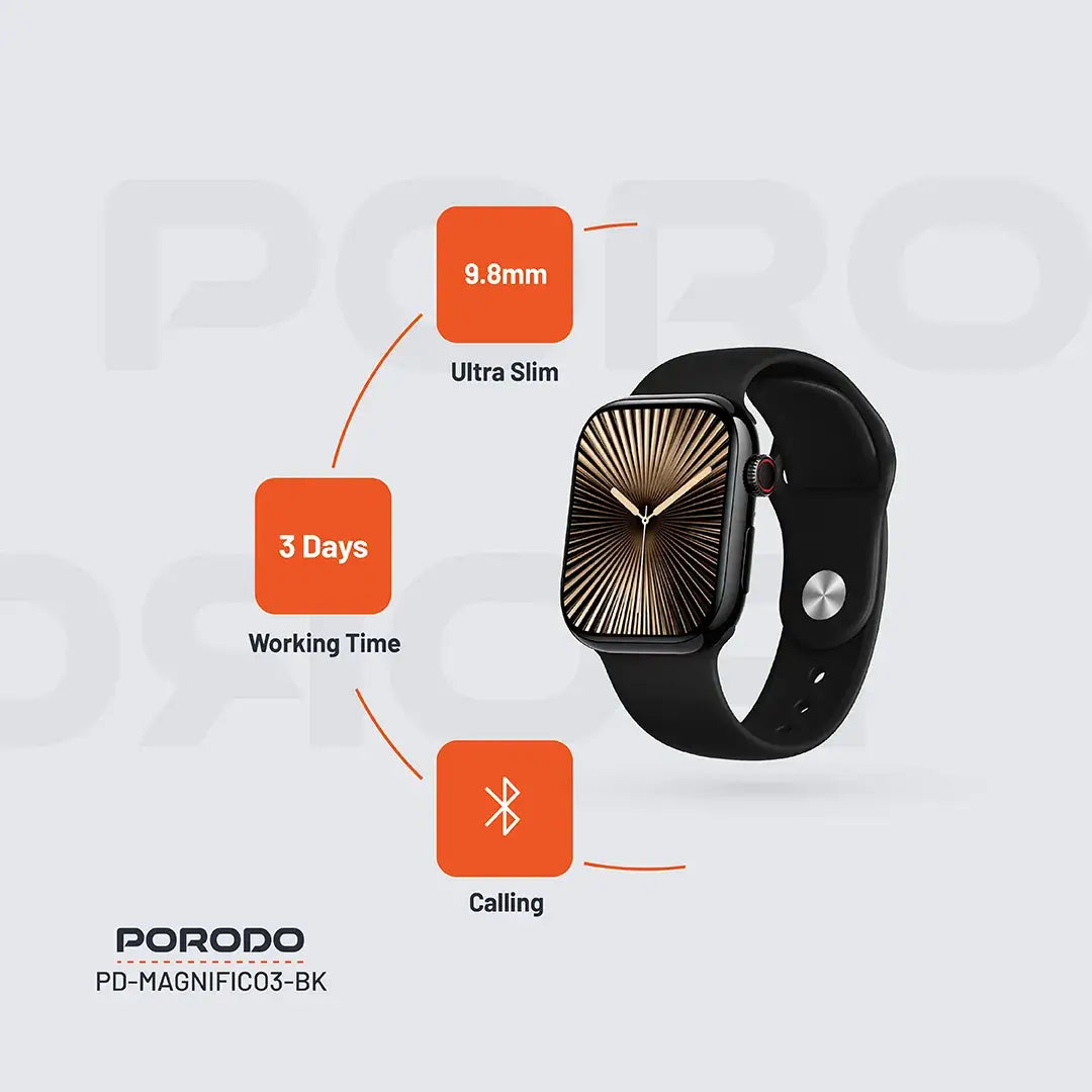  Porodo Magnifico 3 Smart Watch
