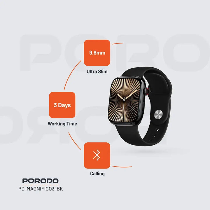  Porodo Magnifico 3 Smart Watch