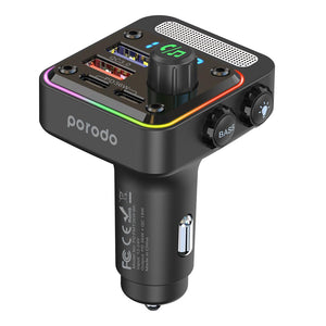  Porodo Quick-Charge FM Car Charger