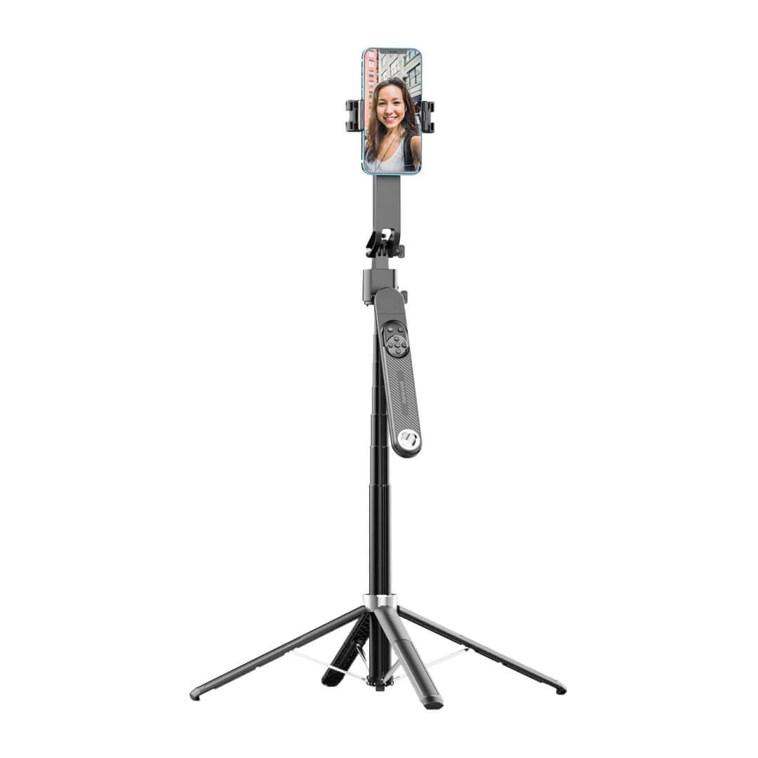 Porodo Selfie Stick Pro X with 360 AI Tracking