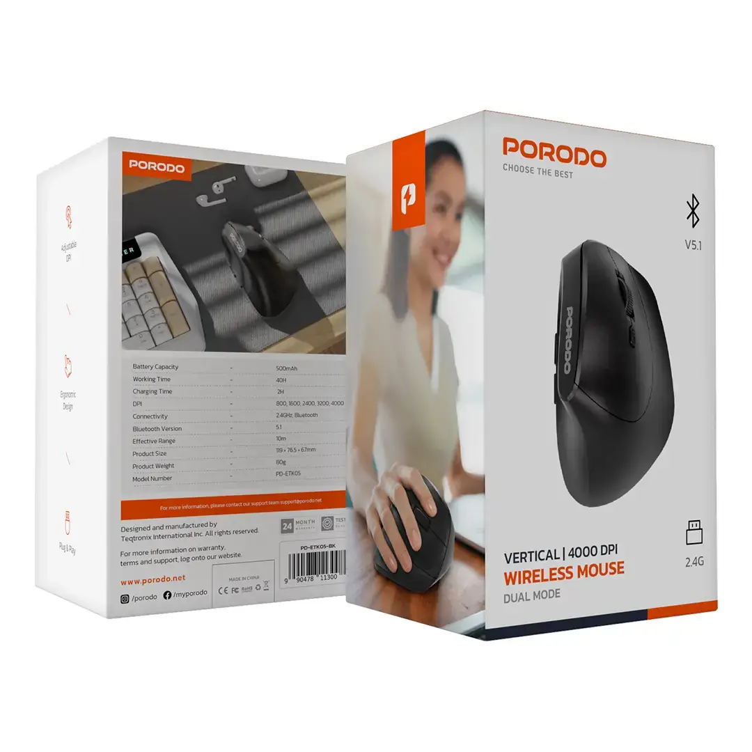  Porodo Vertical Ergonomic Mouse