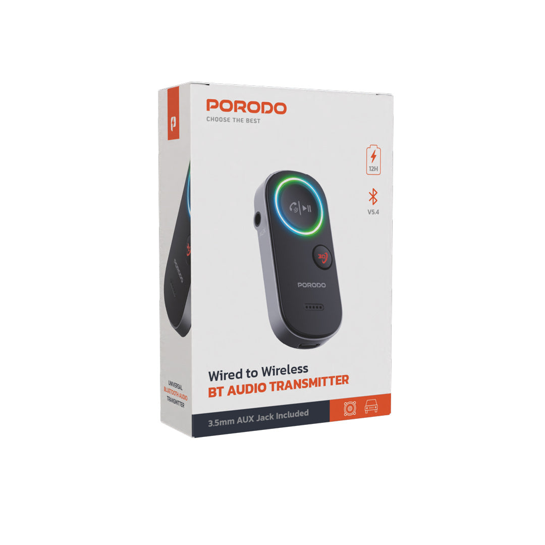  Porodo Wired to Wireless BT Audio Transmitter