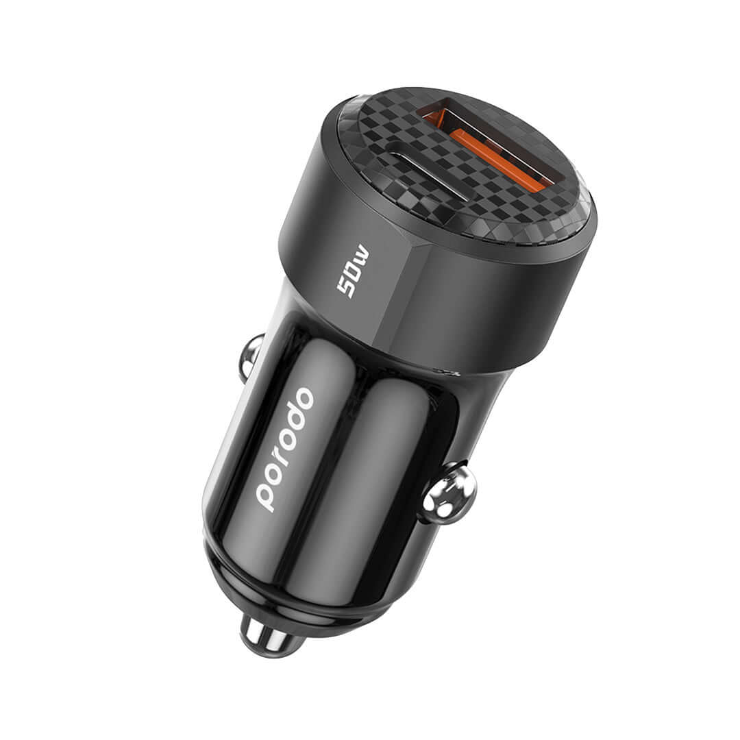Porodo 50W Dual Port Car Charger