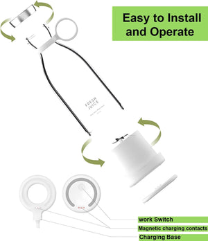  Portable USB Rechargeable Blender