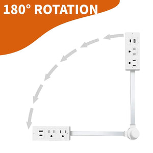  Power Socket Extender with USB