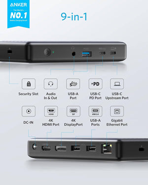  PowerExpand 9-in-1 USB-C PD Dock