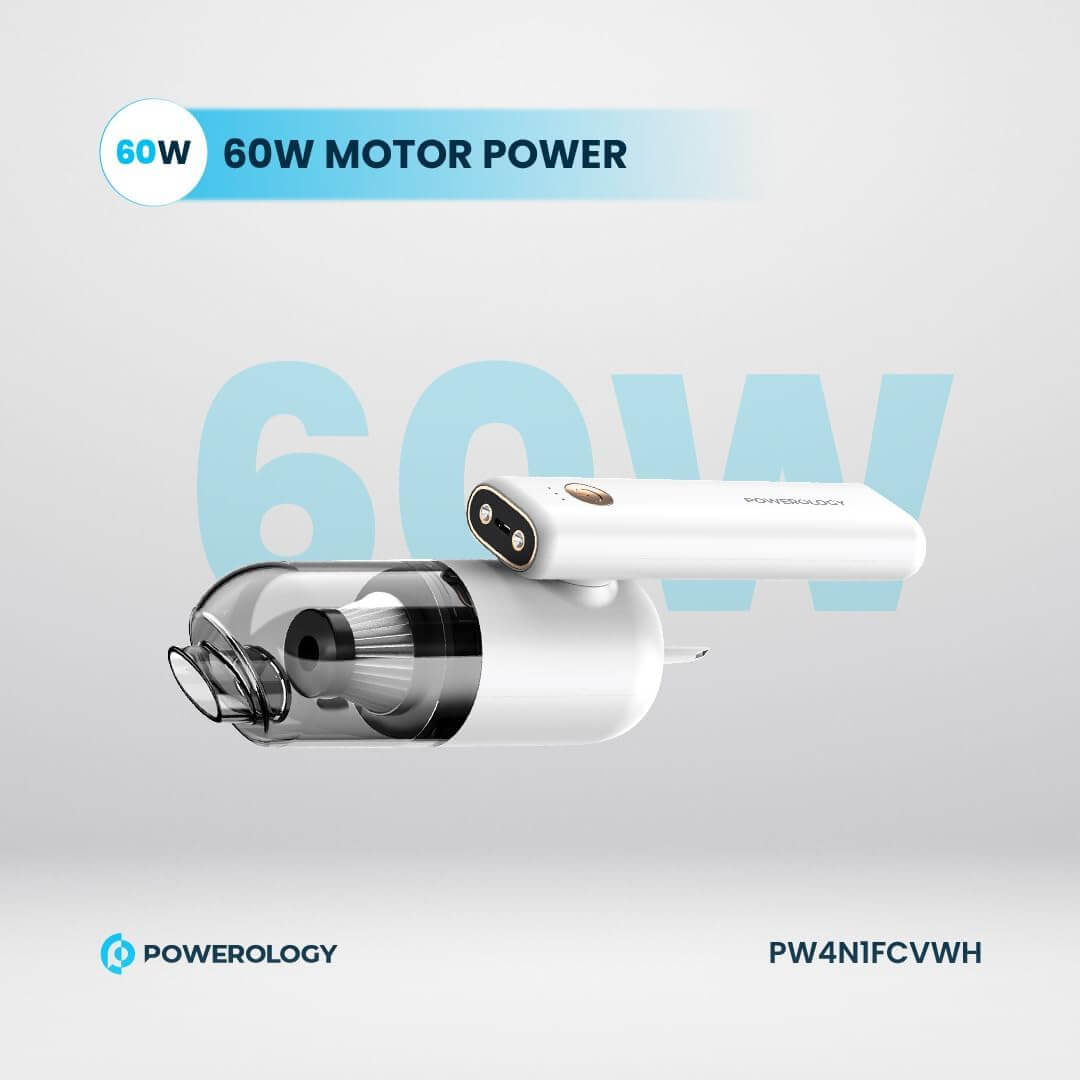  Powerology 4-in-1 180 Foldable Car Vacuum Cleaner