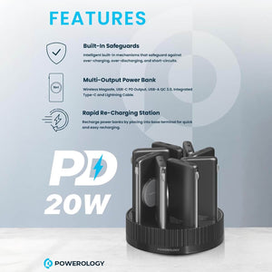  Powerology 8-in-1 Power Station