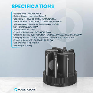  Powerology 8-in-1 Power Station
