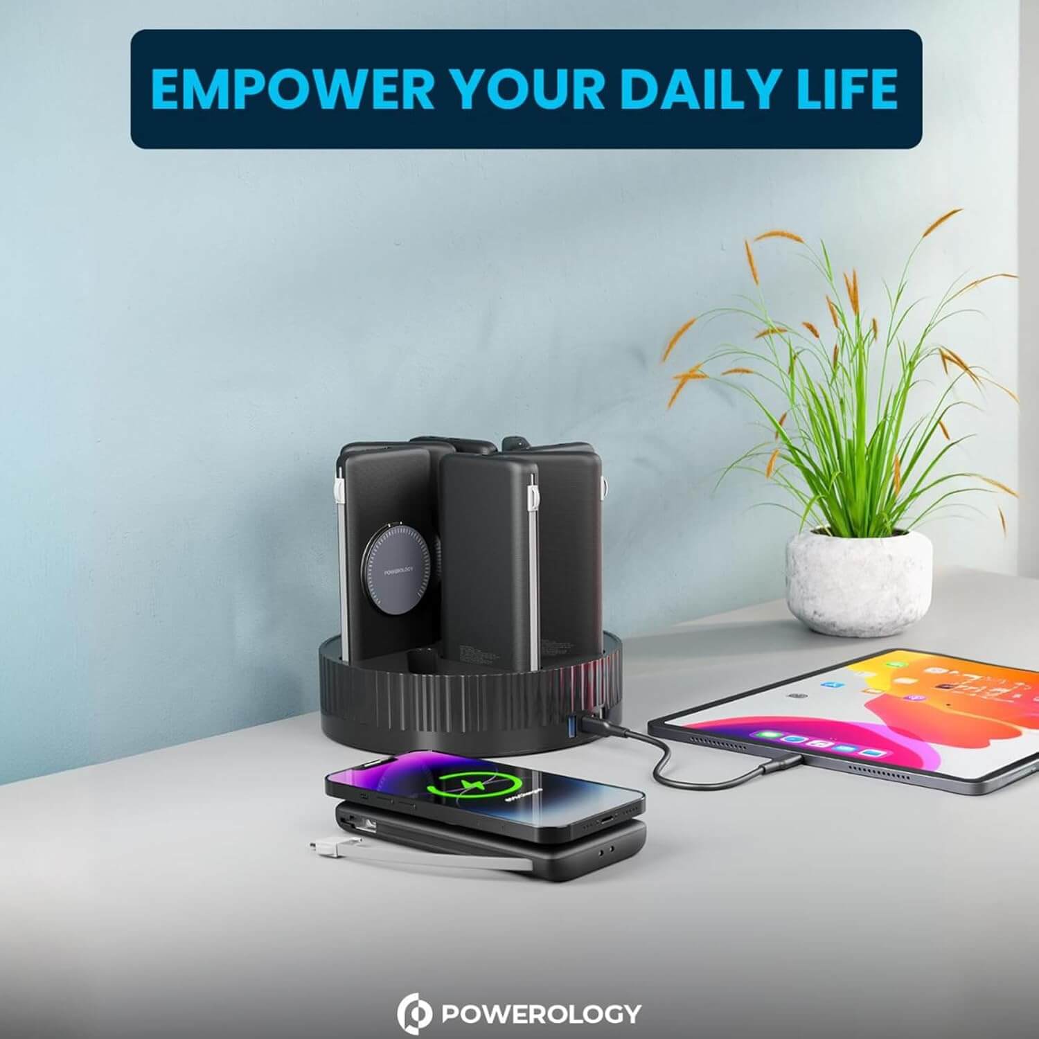  Powerology 8-in-1 Power Station