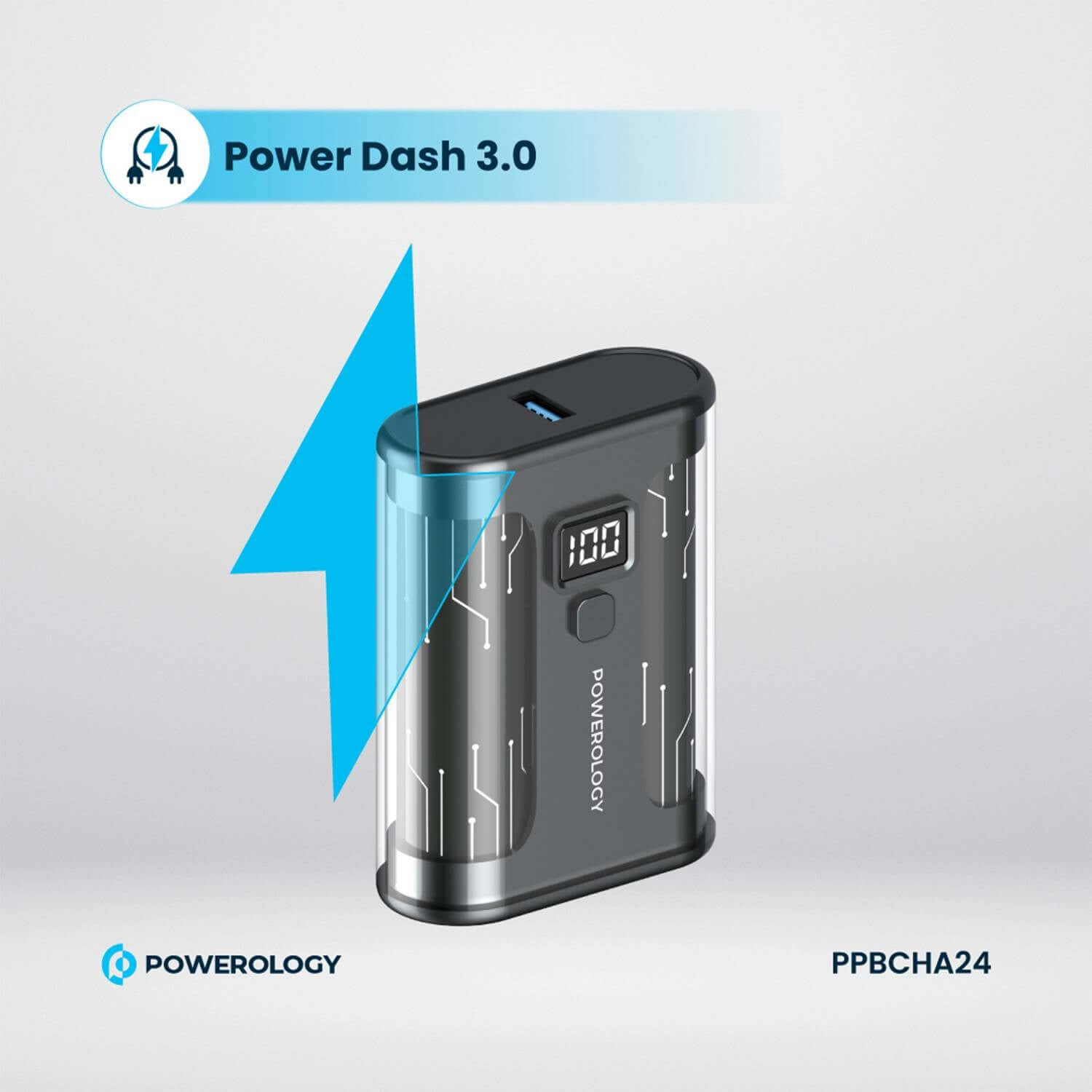  Powerology Crystalline Power Bank 10000mAh