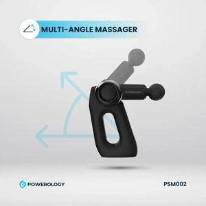  Powerology Full-Body Massage Gun – Black