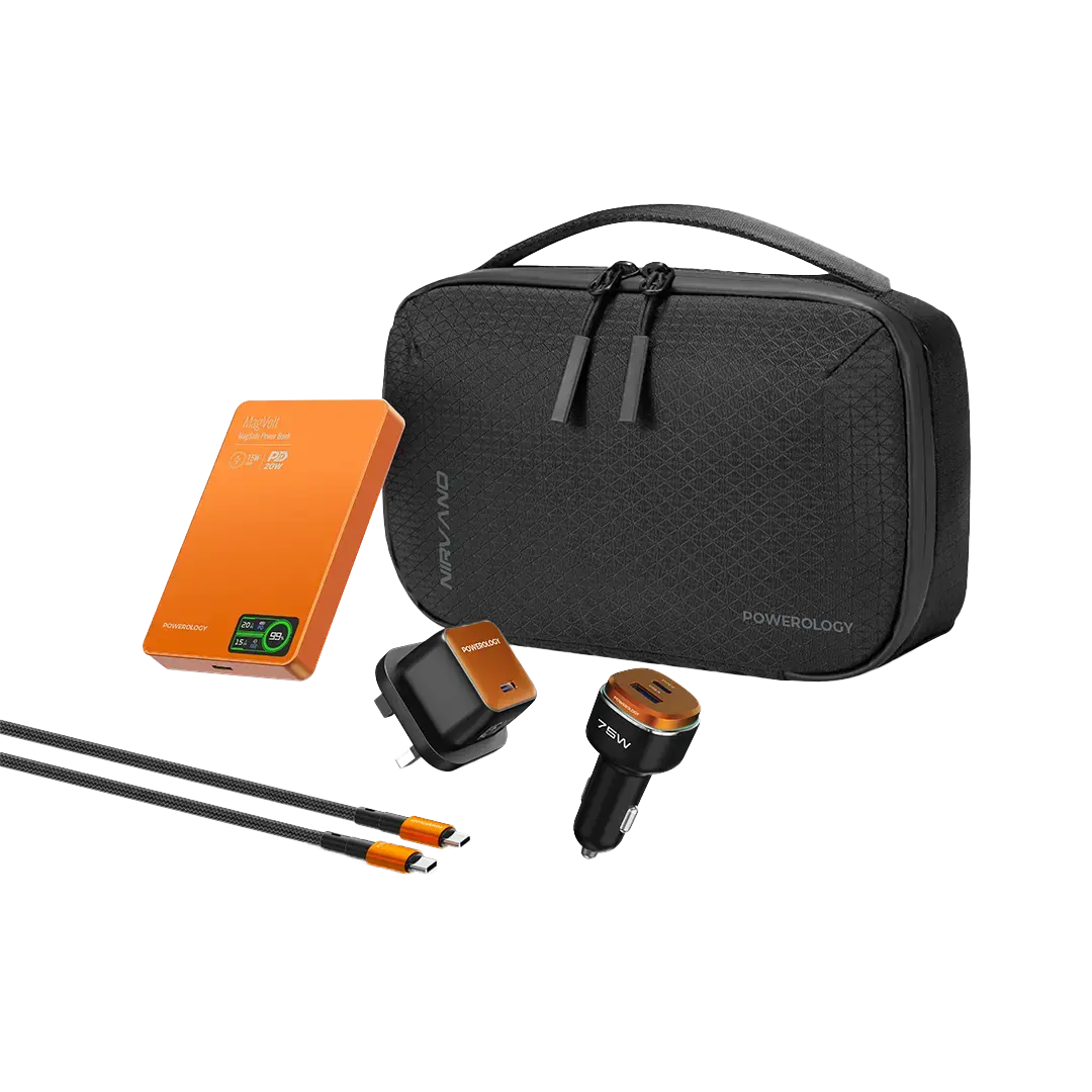  Powerology Nirvano 5-In-1 Power Travel Kit