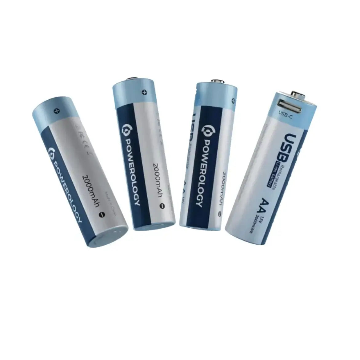  Powerology USB Rechargeable Lithium-ion Battery AA