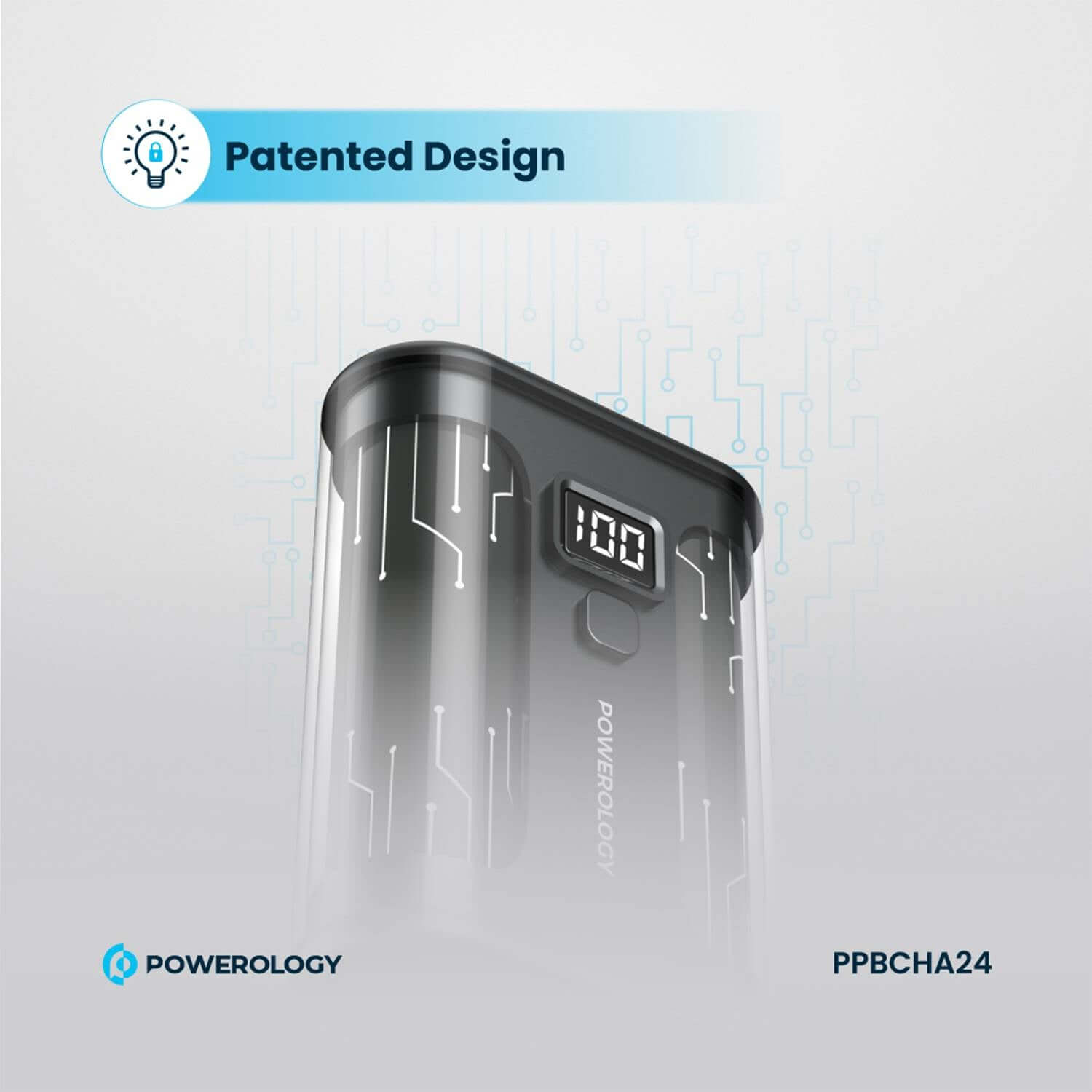 Powerology Crystalline Series Power Bank 10000mAh