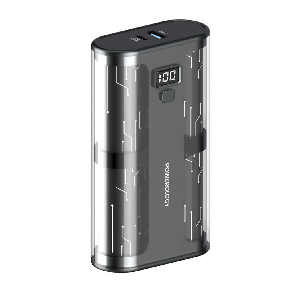 Powerology Crystalline Series Power Bank 20000mAh 65W PD
