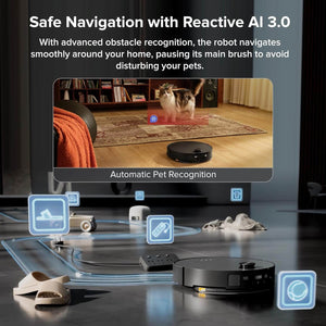  Roborock Saros 10 Robot Vacuum Black
