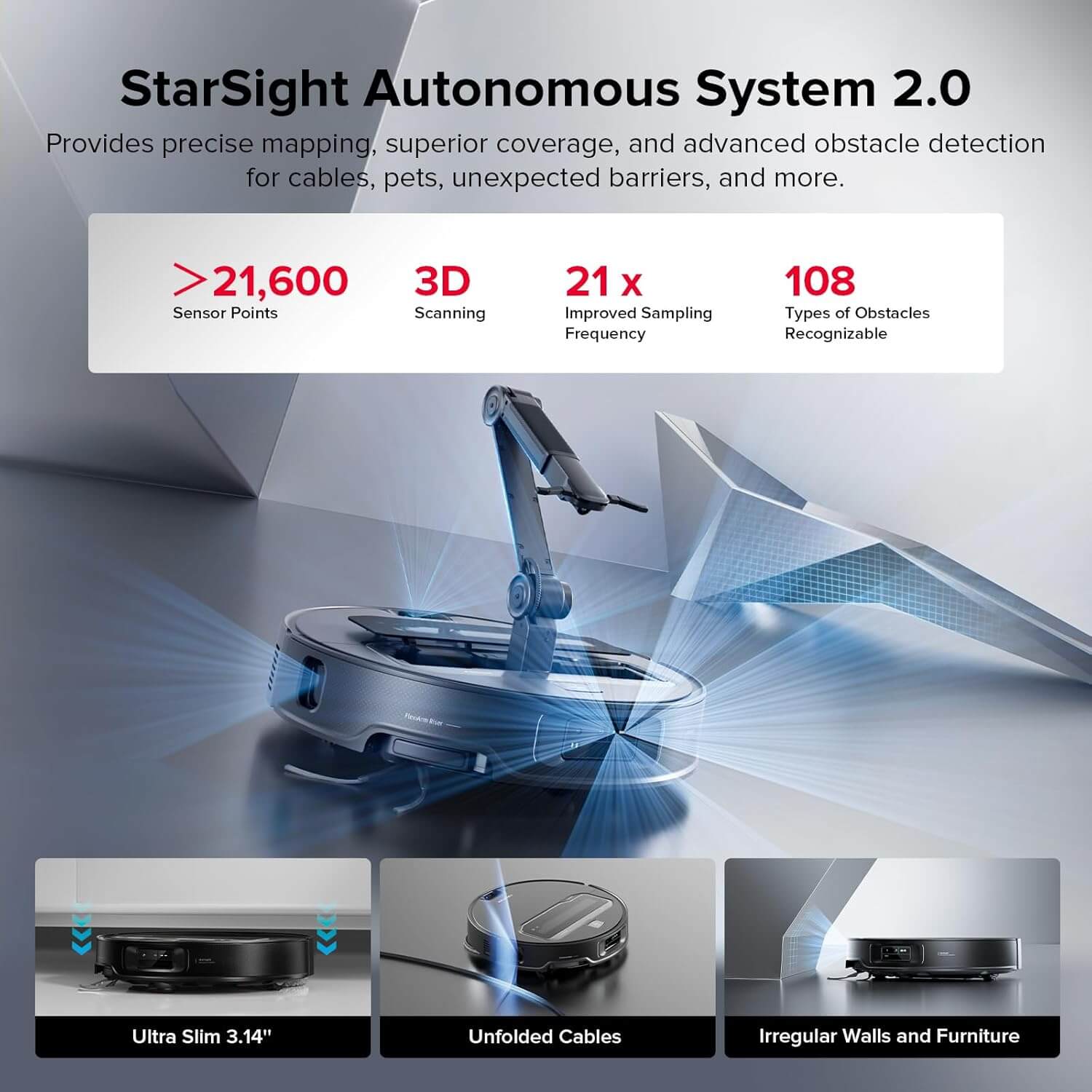  Roborock Saros Z70 Robot Vacuum