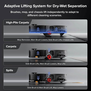 Roborock Saros 10 Robot Vacuum Black