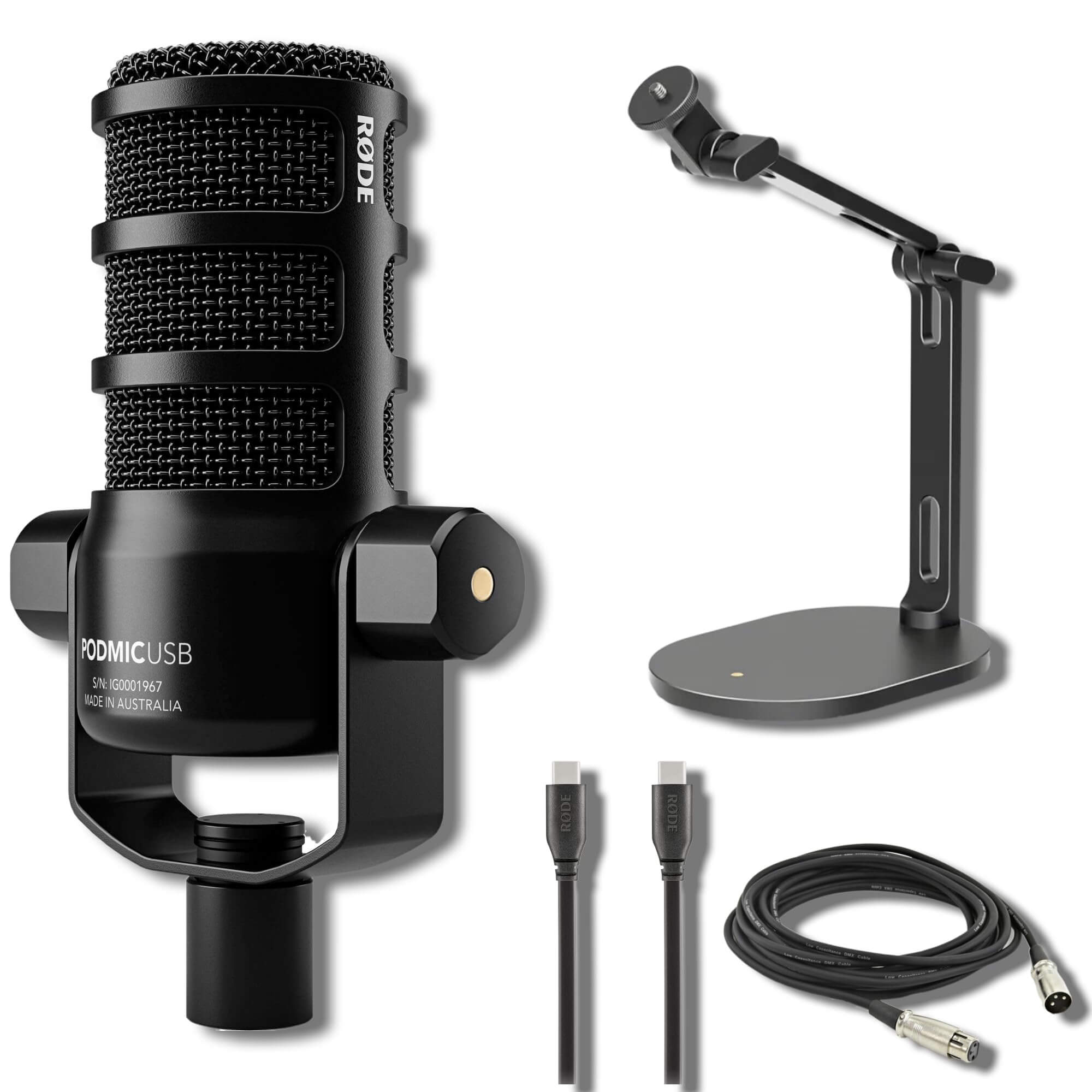  Rode PodMic USB and XLR Bundle