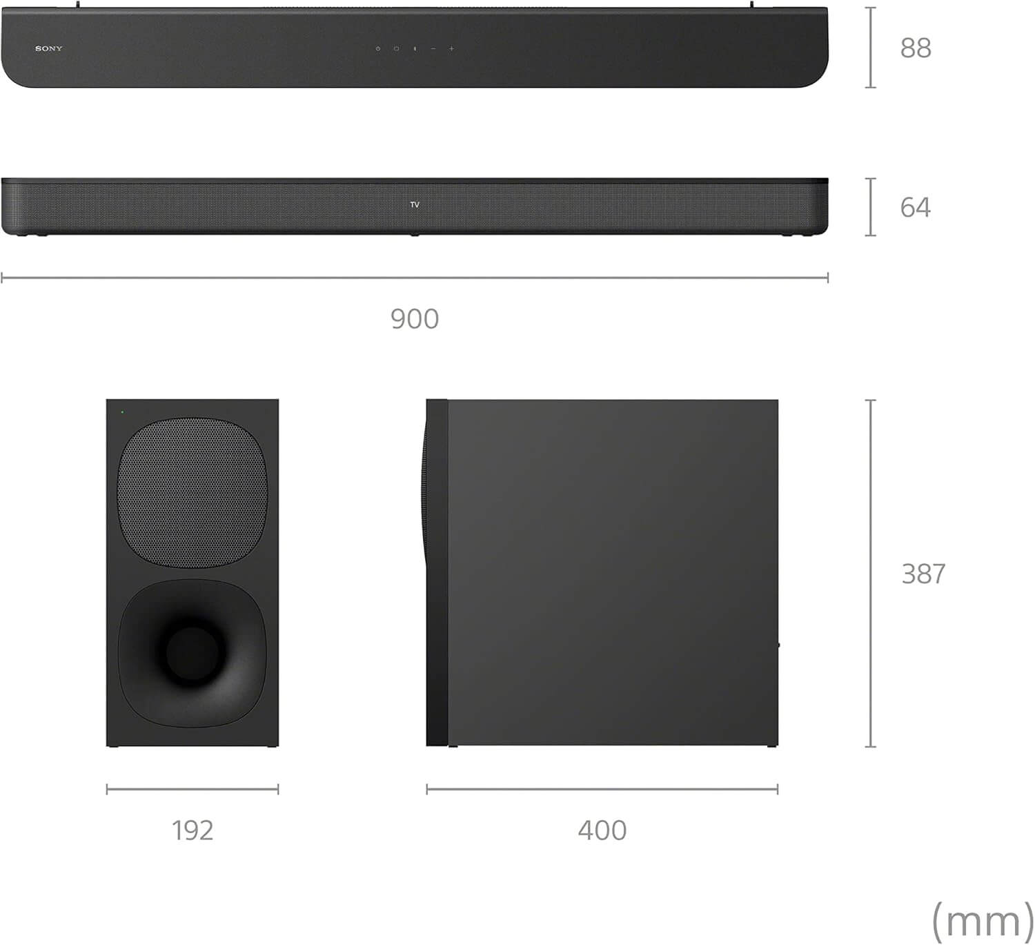  Sony HT-S400 2.1ch Soundbar