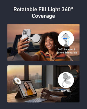  TELESIN C03 Magnetic Selfie Light