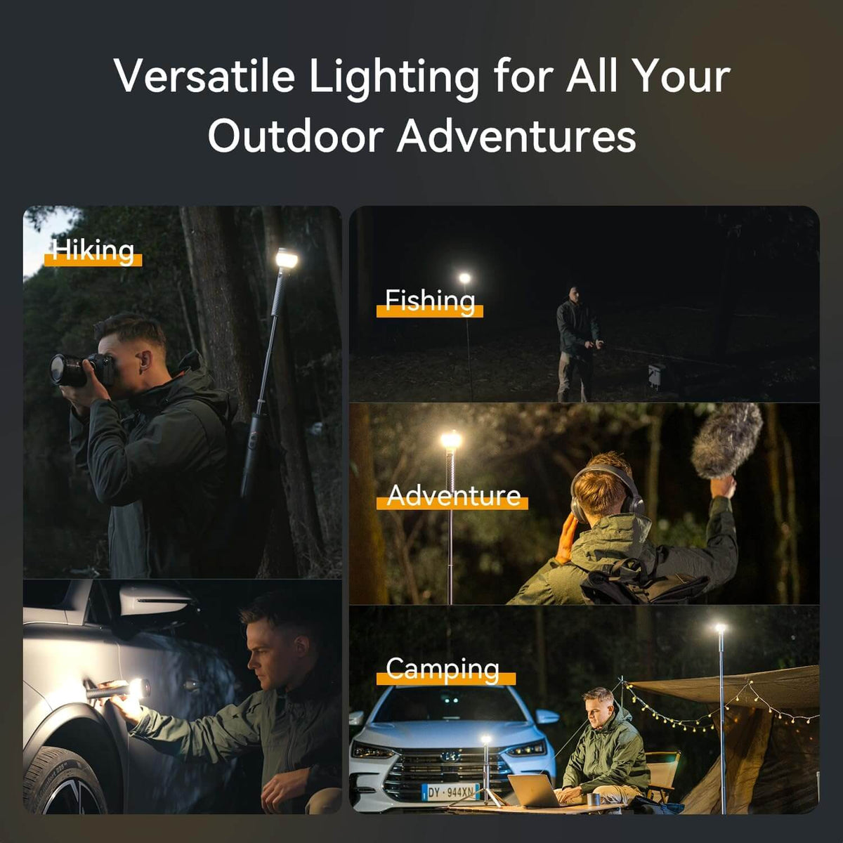 TEVOLE Camping Light Telescopic