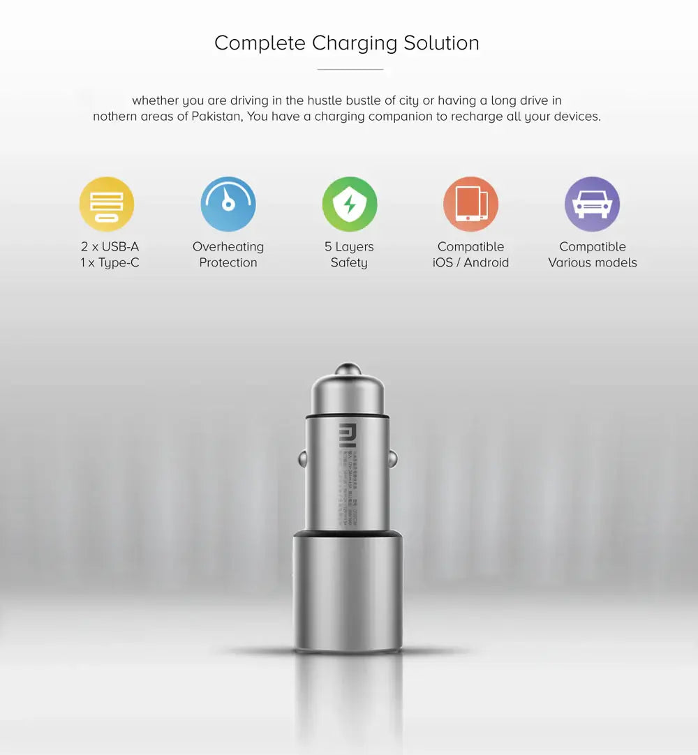  Xiaomi 36W Car Charger